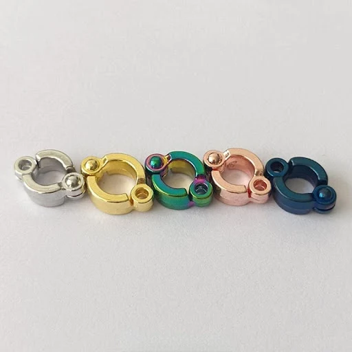 Parrot Foot Rings Metal Pet Bird Leg Rings Outdoor Fly Training Activity Anti-Lost Opening Clip Leash Accessories 4-15mm