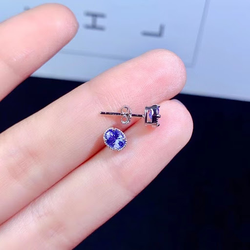 Title 3, Colored Gems Jewelry 925 Silver Inlaid Natural ...