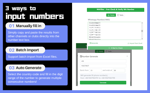 WAFilter - Free Check & Verify WA Number