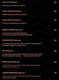 Jugaadi Adda menu 1