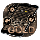 Télécharger Gold Leather Crown Luxury Theme Installaller Dernier APK téléchargeur