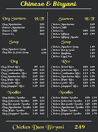 Shakes & Brew menu 1