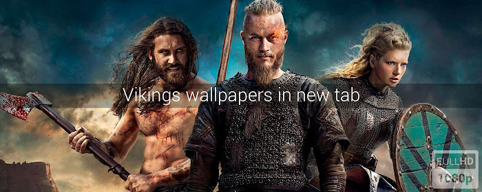 Vikings Wallpapers New Tab marquee promo image