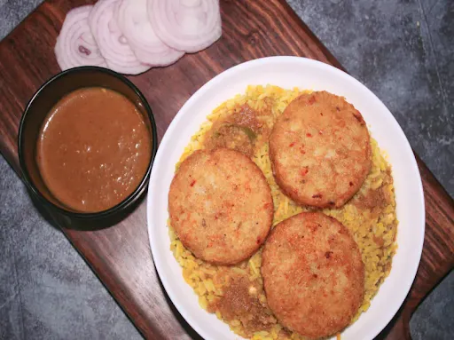 Aloo Tikki Rice Bowl