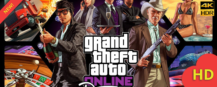 GTA 5 Online Diamond Money New Tab Wallpapers marquee promo image