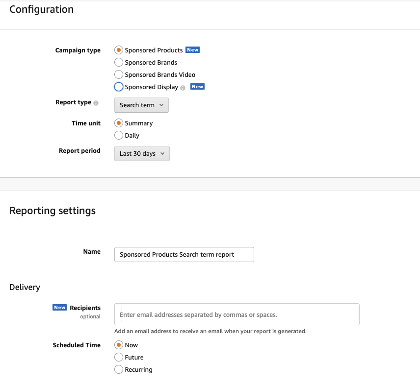 Configuration Setting