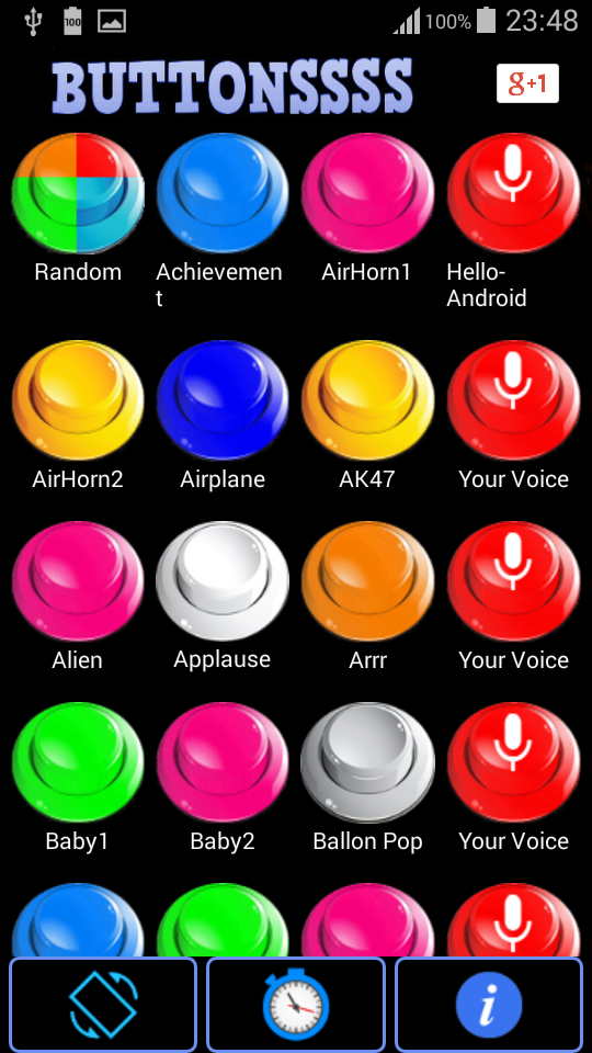 Instant Buttons Voice Recorder Screen 3