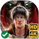 ダウンロード Attack on Titan Wallpapers HD 4K をインストールする 最新 APK ダウンローダ