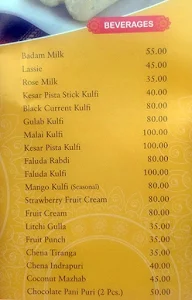 Sri Ratanlal Mithai Bhandar menu 1