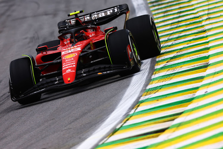 Sainz leads Ferrari one-two in Sao Paulo GP practice