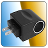 DC-to-AC power converter icon