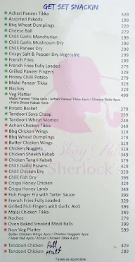 Our Story Bistro & Tea Room menu 2