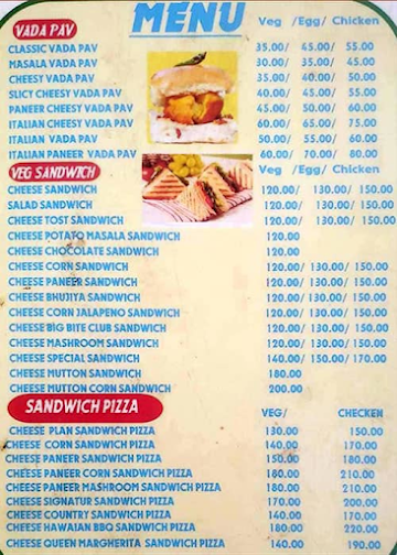 Domino's Pizza menu 