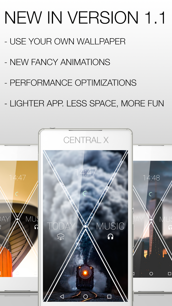 Central X for KLWP Screen 1