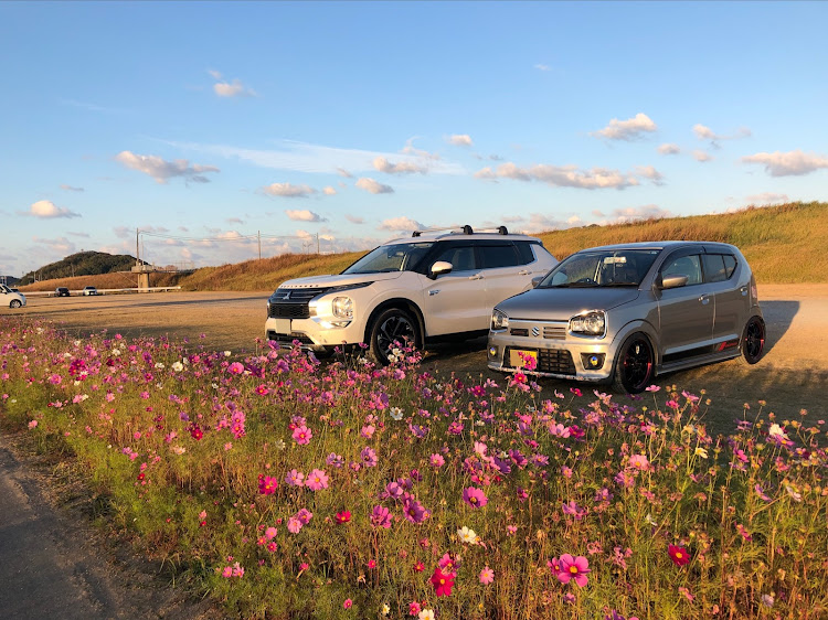 アルトワークスのアウトランダーPHEV・福岡・初コラボありがとうございました😊・密会とは言わない密会🤭・エセ観光大使⁉︎😇に関するカスタム事例の投稿画像17枚目
