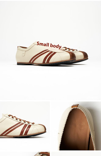 Title 22, Thick bottom cowhide lace-up special-interest d...