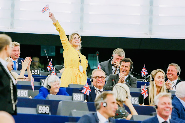 Alexandra Phillips at the European Parliament.