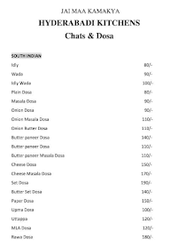 Hyderabad Kitchens menu 1
