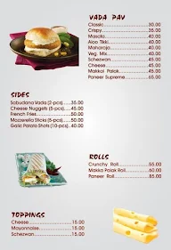 Guru Vada Pav No.1 menu 1