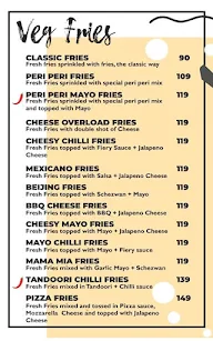 Oh! Fries menu 1