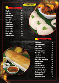 Aruvi Heaven's Food menu 2