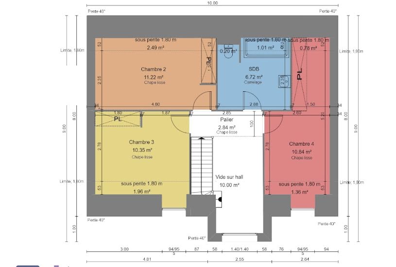  Vente Terrain + Maison - Terrain : 524m² - Maison : 100m² à Mennecy (91540) 