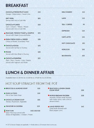 Akora Restaurant menu 