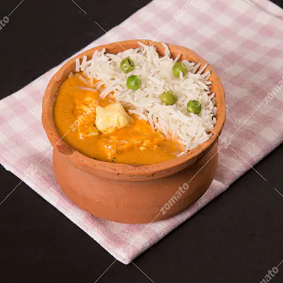 Paneer Curry With Rice