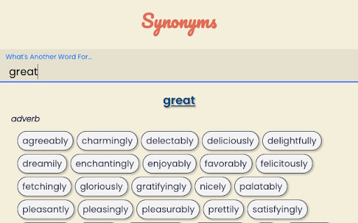 Synonym Finder