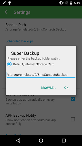 Super Backup Pro: SMS&Contacts  screenshots 5