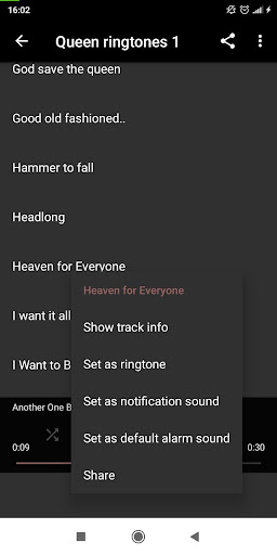 Queen ringtones app