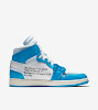 the ten air jordan 1 off white powder blue