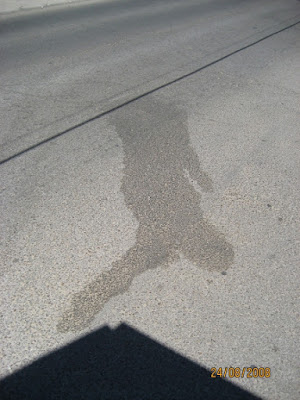 Macchia d'acqua sull'asfalto di gianfryfrancy