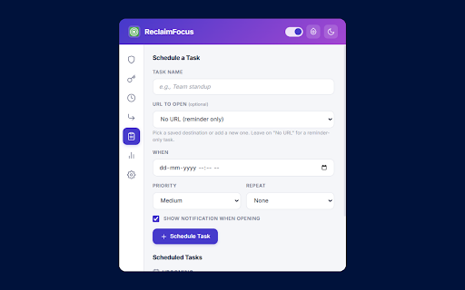 ReclaimFocus screenshot 4