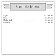 Jain Kulfi And Gajak menu 2