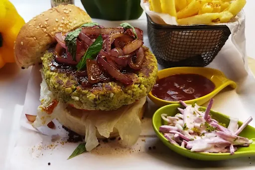 The Madrasi Chicken Burger