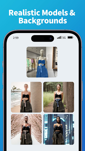 Screenshot VogueShot: AI Fashion Studio