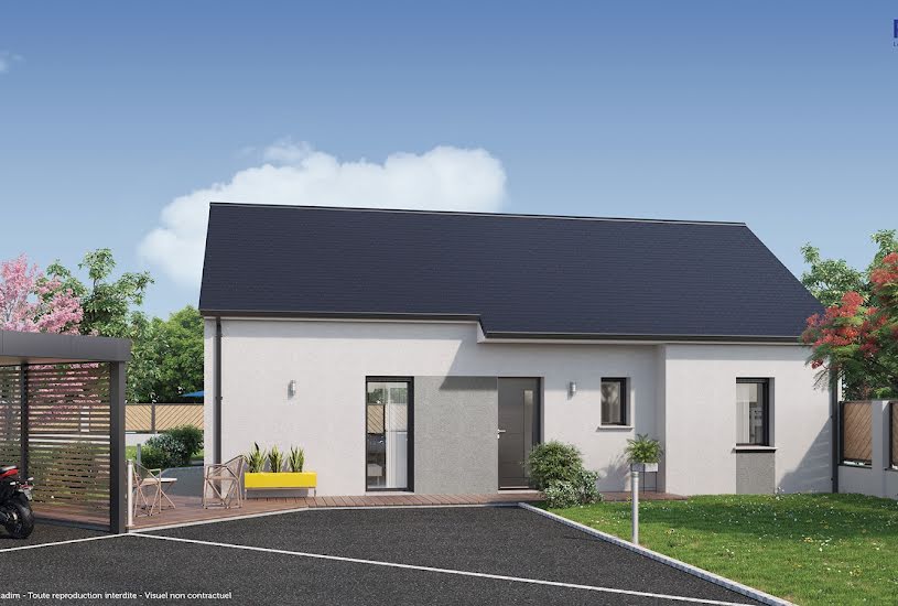  Vente Terrain + Maison - Terrain : 336m² - Maison : 77m² à Parthenay-de-Bretagne (35850) 