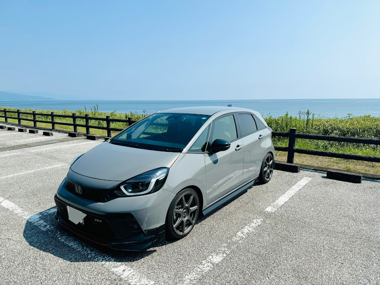 フィットのドライブ・まだ暑いですね・道の駅に関するカスタム事例の投稿画像1枚目