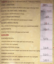 Hotel Praveen International menu 3