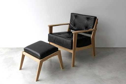 Selah Armchair and Foot Stool by Kipekee Studio.