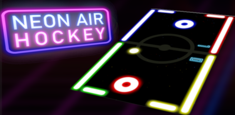 Neon Air Hockey