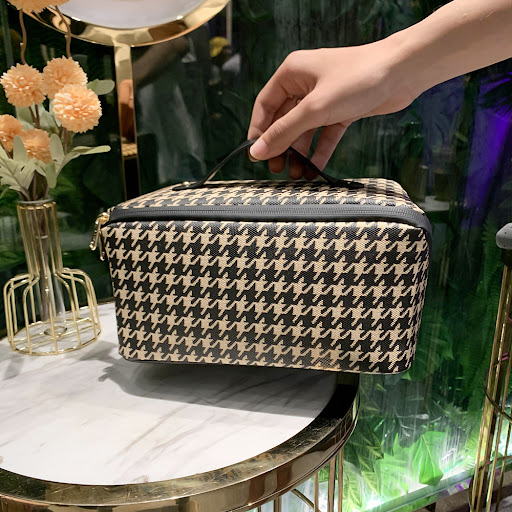 Title 4, Waterproof Cosmetic Bag with Large Capacity and...