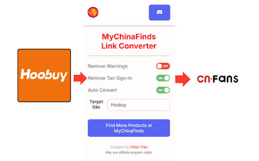 MyChinaFinds AllLink Converter