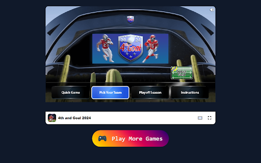 4th and Goal 2024 Game - Lead your team to victory!