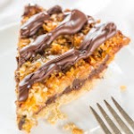 Samoas Cookie Pie was pinched from <a href="http://www.averiecooks.com/2015/02/samoas-cookie-pie.html" target="_blank">www.averiecooks.com.</a>