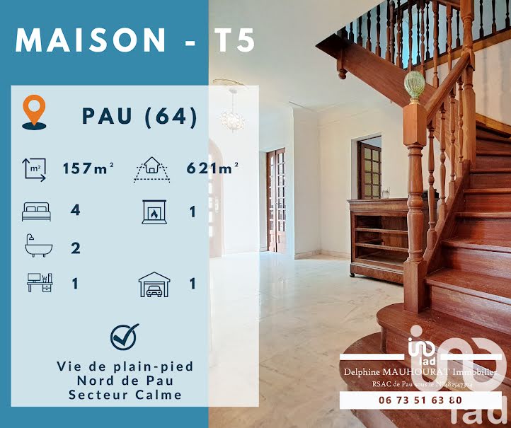 Vente maison 7 pièces 157 m² à Pau (64000), 398 000 €