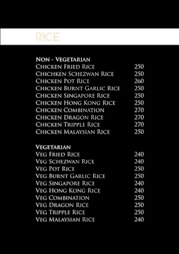 Sammy's Kitchen menu 