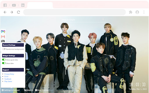 NCT New Tab Extension Wallpapers 2024