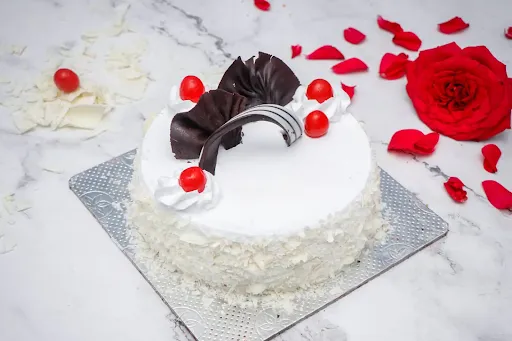 Eggless White Forest Cake [500 Grams]